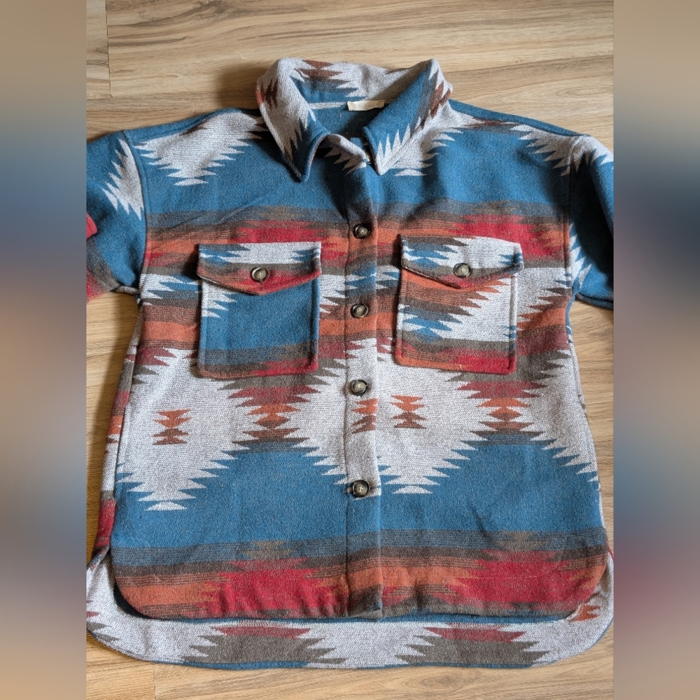 Altar’d State Size M Aztec Style Button Up Jacket Women's Med